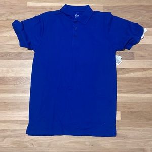 Galaxy By Harvic Royal Blue Polo Medium NWT